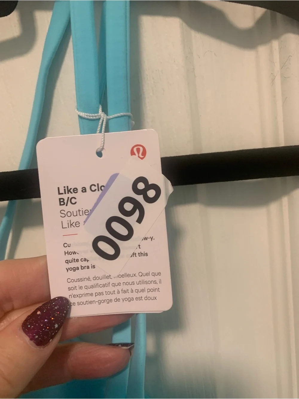 NWT Lululemon like a cloud bra B/C Size 12